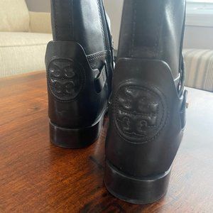 Tory Burch Colton Riding Boots Black Size 6 NWOT